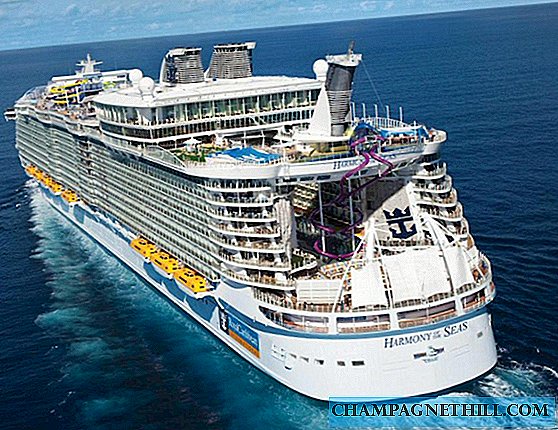 This is the Harmony of the Seas, the largest cruise ship in the world