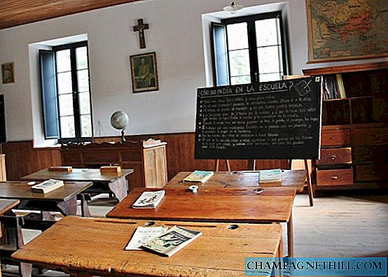 Asturias - Det spændende museum for Rural School of Viñón i Comarca de la Sidra