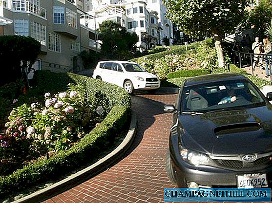 Hvor man kan se de berømte stejle gader i San Francisco