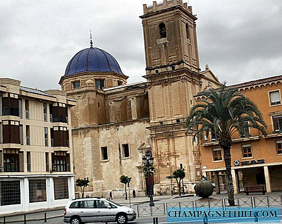 Elche - This is the Basilica of Santa Maria, the church of Misteri d'Elx