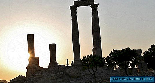 História da Jordânia nas ruínas arqueológicas da Cidadela de Amã