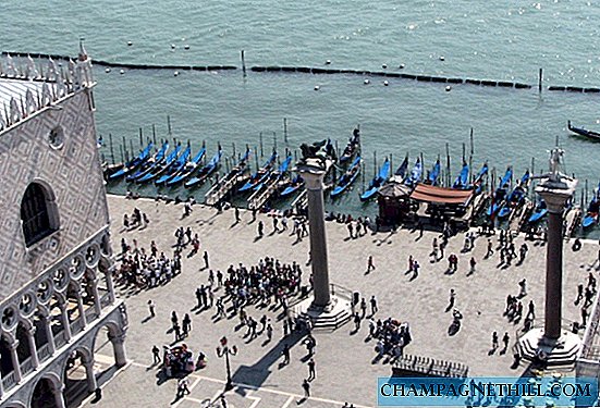 Cele mai bune vederi panoramice ale Veneției de la clopotnița din San Marcos