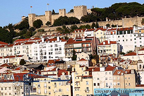 Lissabon - Dit is het bezoek van het kasteel van San Jorge en zijn uitzichtpunten