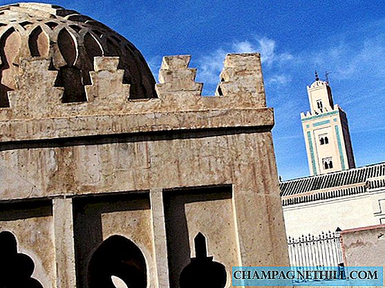 Marrakech - Kuba Ba Adyin, siste vestige av Almoravid-kunsten i Medina
