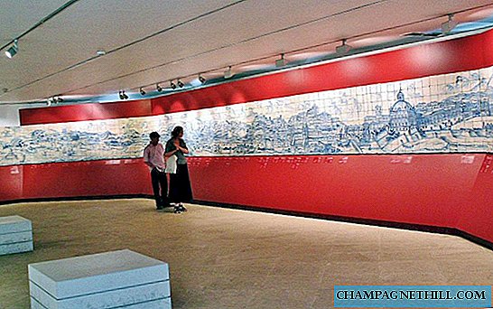 Museu do Azulejo, com a excelente vista panorâmica de Lisboa do século XVIII