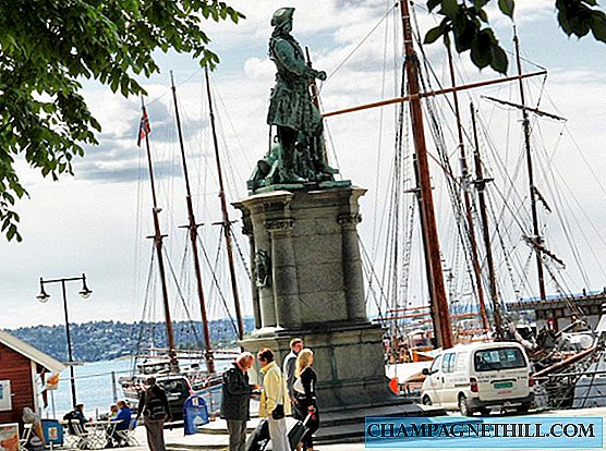 Norveç - Oslo'nun fotoğraf turu, anıtları ve fiyordu