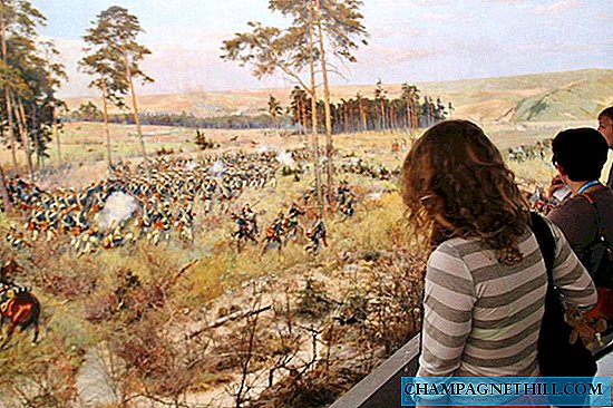 Polen - Het merkwaardige schilderij Panorama of the Battle of Raclawice in Wroclaw