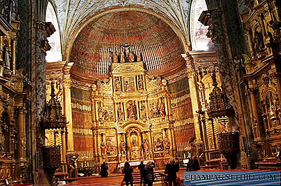 Rioja Alavesa - Große Dekoration der Apsis der Kirche von San Andrés de Elciego