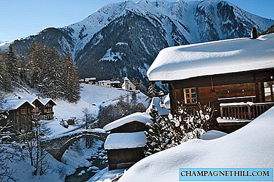 Switzerland - Winter hiking trails through beautiful snowy landscapes