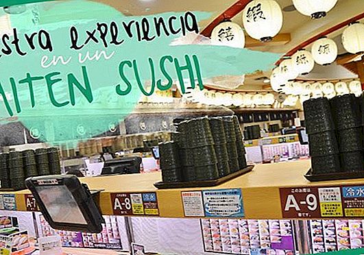 Vores erfaring i en KAITEN SUSHI (回 転 寿司)