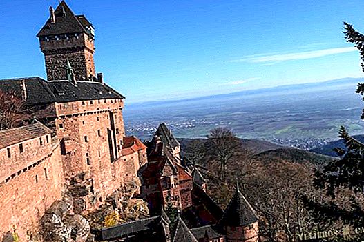 프랑스에서 Haut Koenigsbourg 성