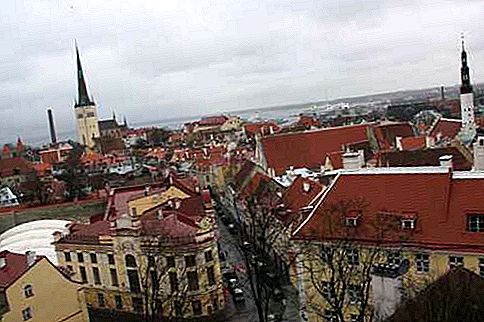 The medieval city of Tallinn
