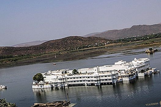Palácio do lago em Udaipur